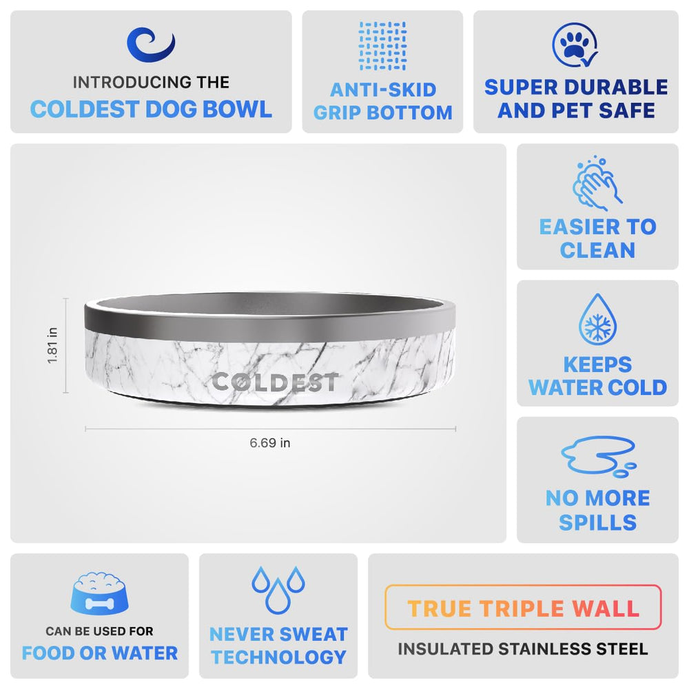 The Coldest Water easy-clean finish simplifies wiping away residue