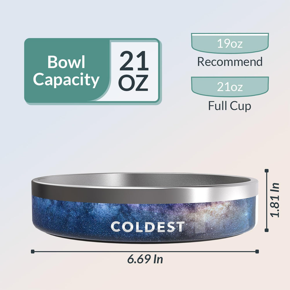 The Coldest Water dog bowl interior is easy to clean.