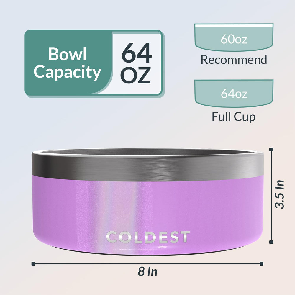 The Coldest Water triple-wall-insulation emphasizes temperature retention and durability.