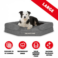 Nine-inch bolster sides provide neck support and prevent rolling.