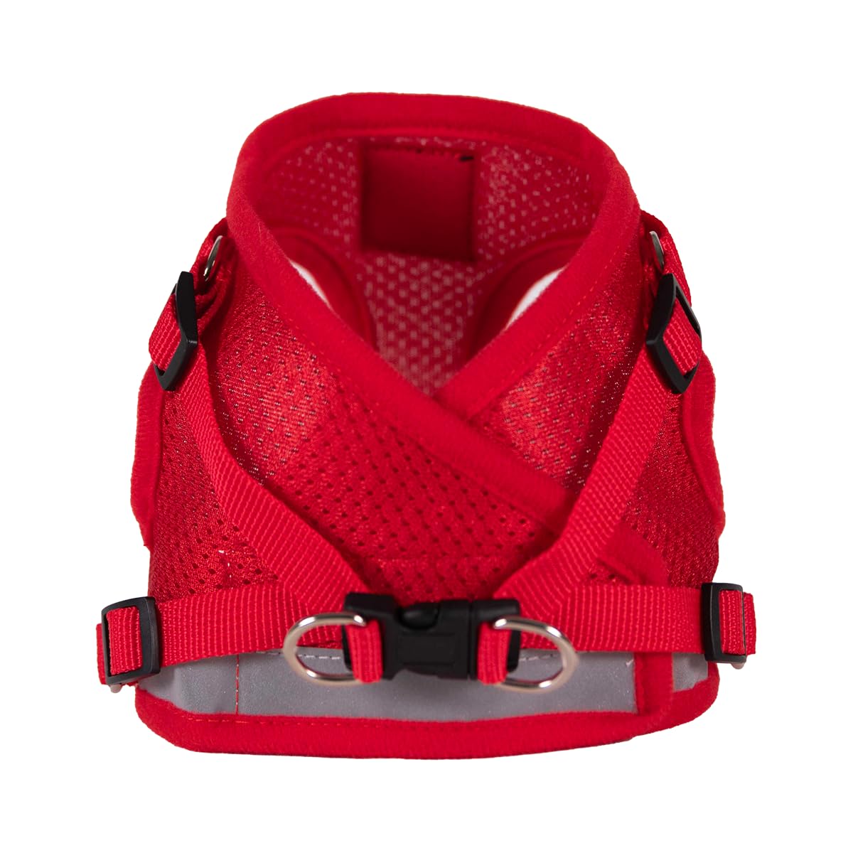 The Fat Cat reflective strips image highlights visibility during evening strolls.