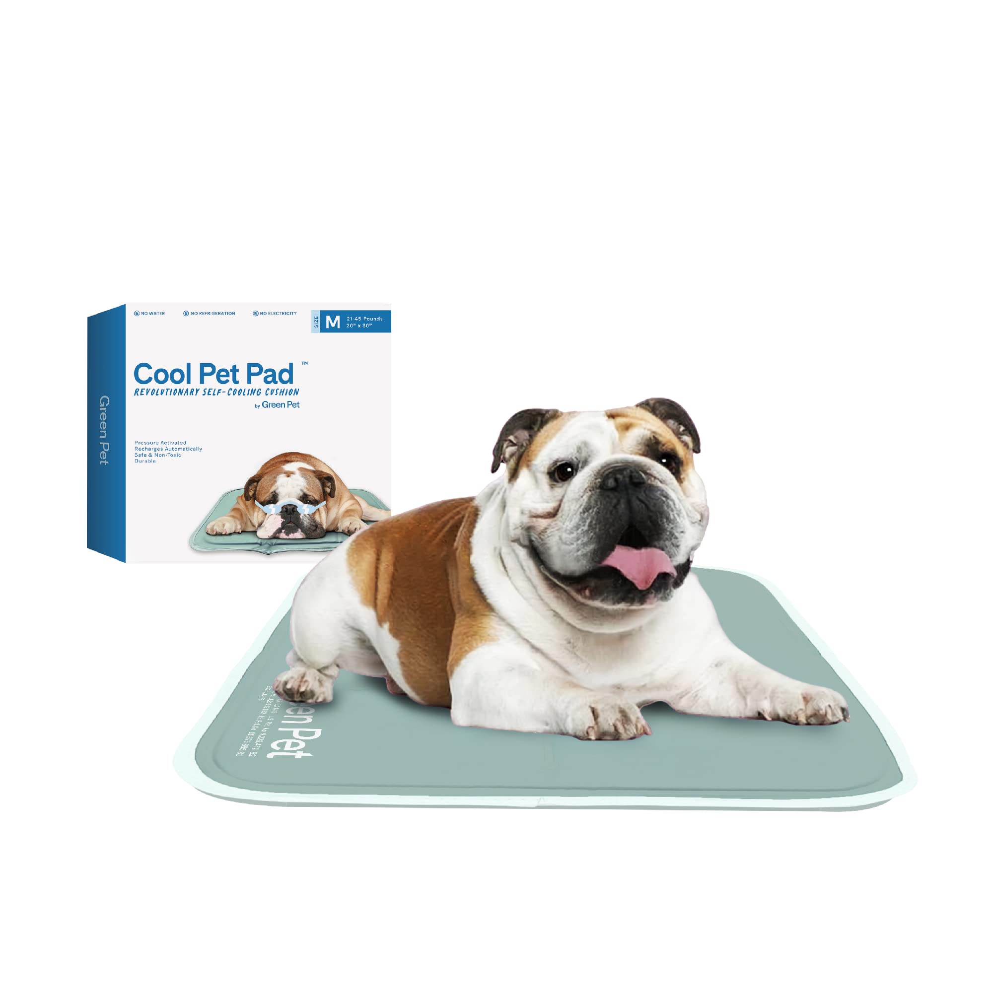 The Green Pet Shop Cool Pet Pad assembled for cooling comfort.