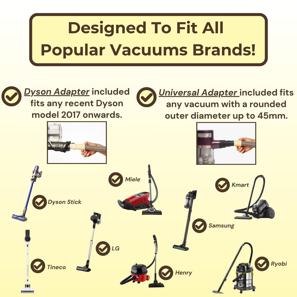 The Groomi kit supports short, long, and medium coats across all breeds.