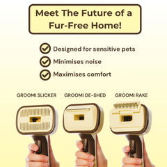 The Groomi 1-meter extension hose keeps you and your pet separated during grooming.