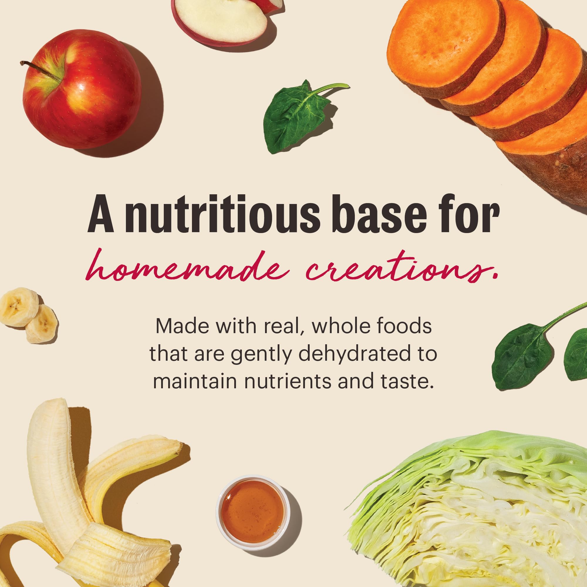 Protein-add step with The Honest Kitchen base mix illustrates customize-your-meal flexibility.