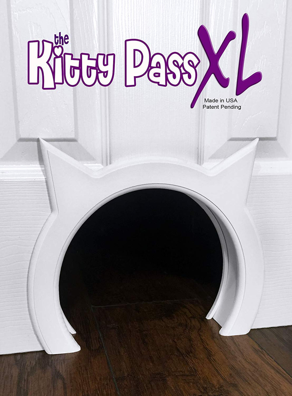 Opening dimensions 9 by 8 inches for comfortable cat passage.