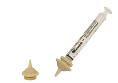The Miracle Nipple Mini Pkg shows two nipples and syringe for gentle feeding of tiny pets