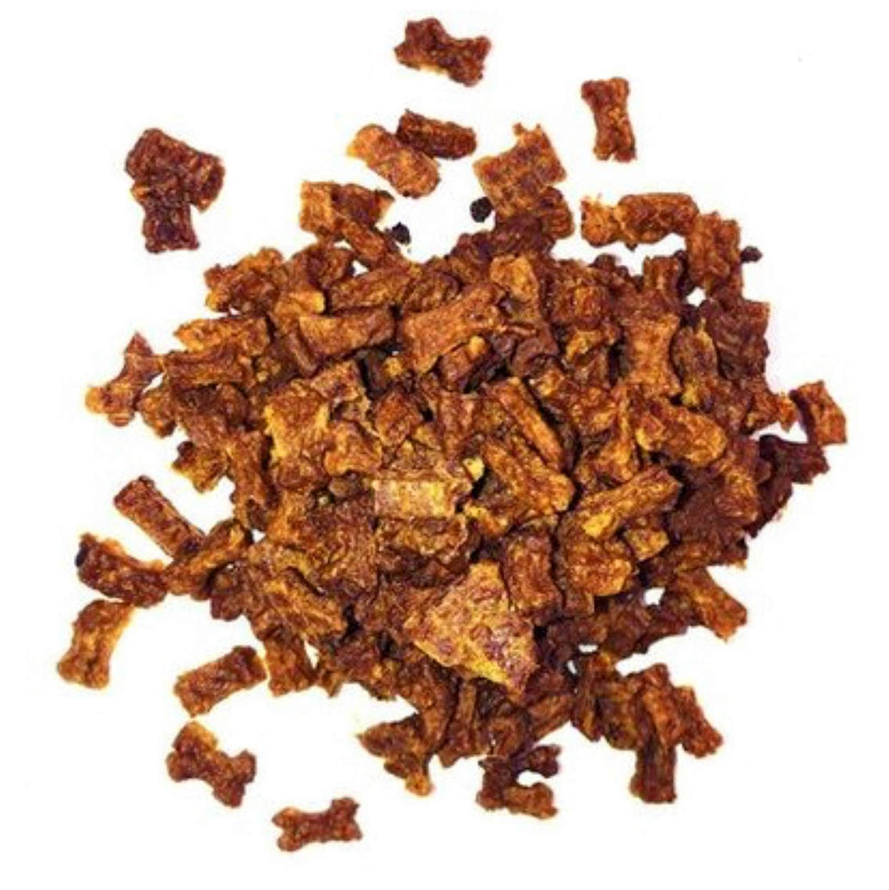The Natural Dog carne de venado, trozos pequeños, perfectos como premio de entrenamiento o refuerzo.