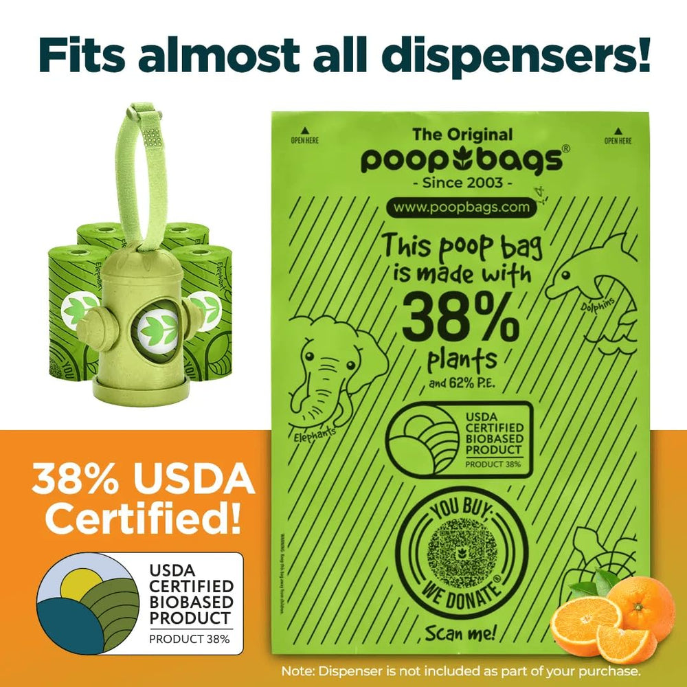 The Original Poop Bags 960-count packaging ensures preparedness for multiple walks.