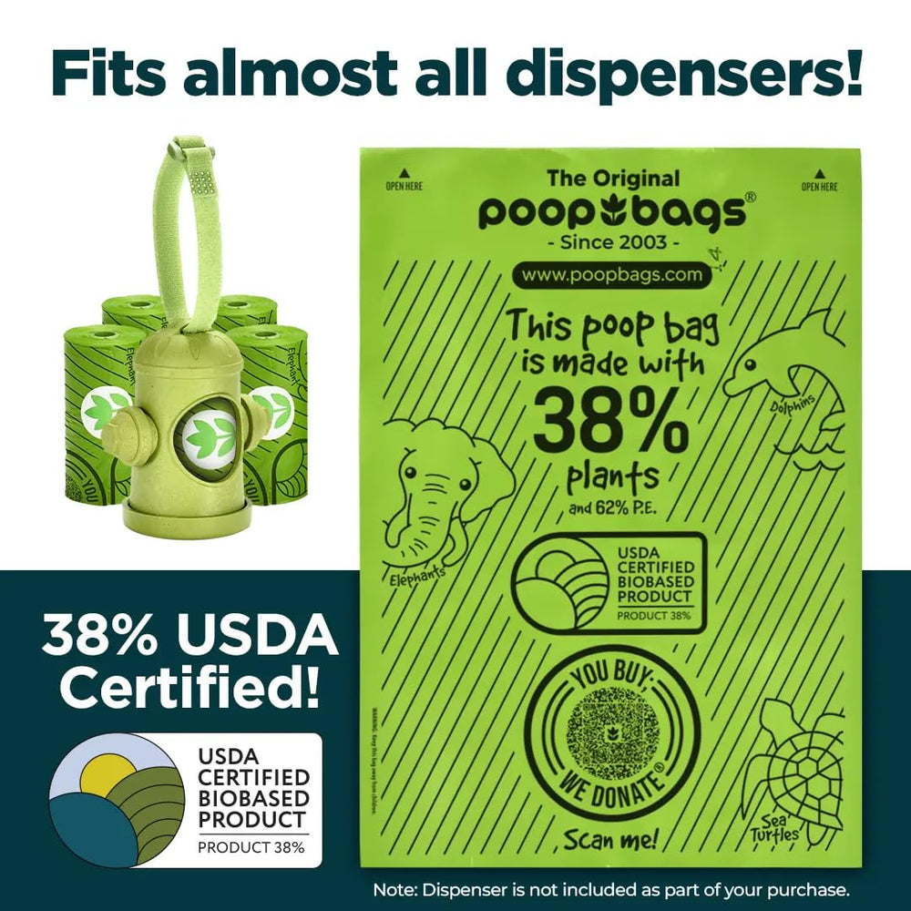 The Original Poop Bags feature countdown numbering to track usage.