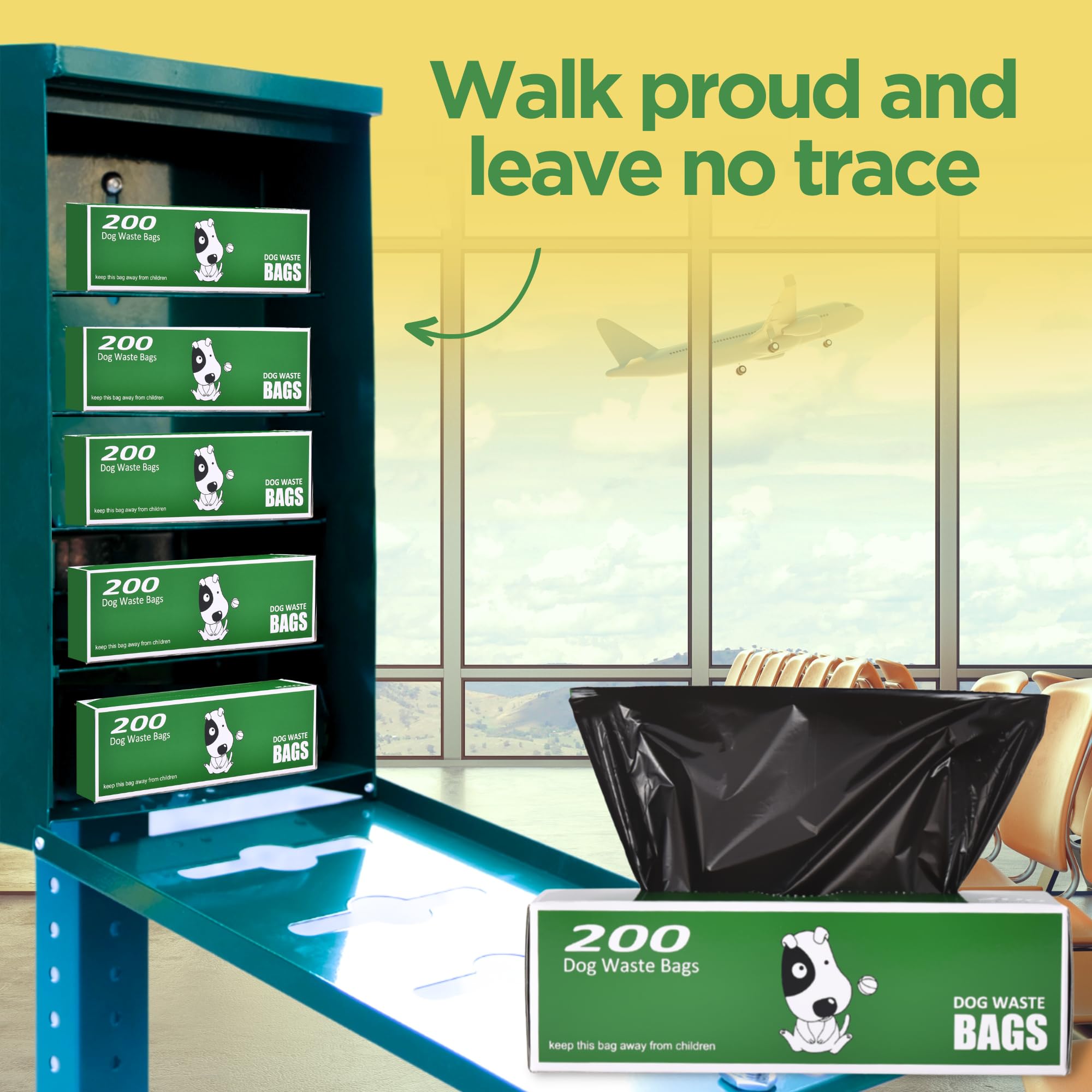The Original Poop Bags eco materials 20 percent — in-house recycled content