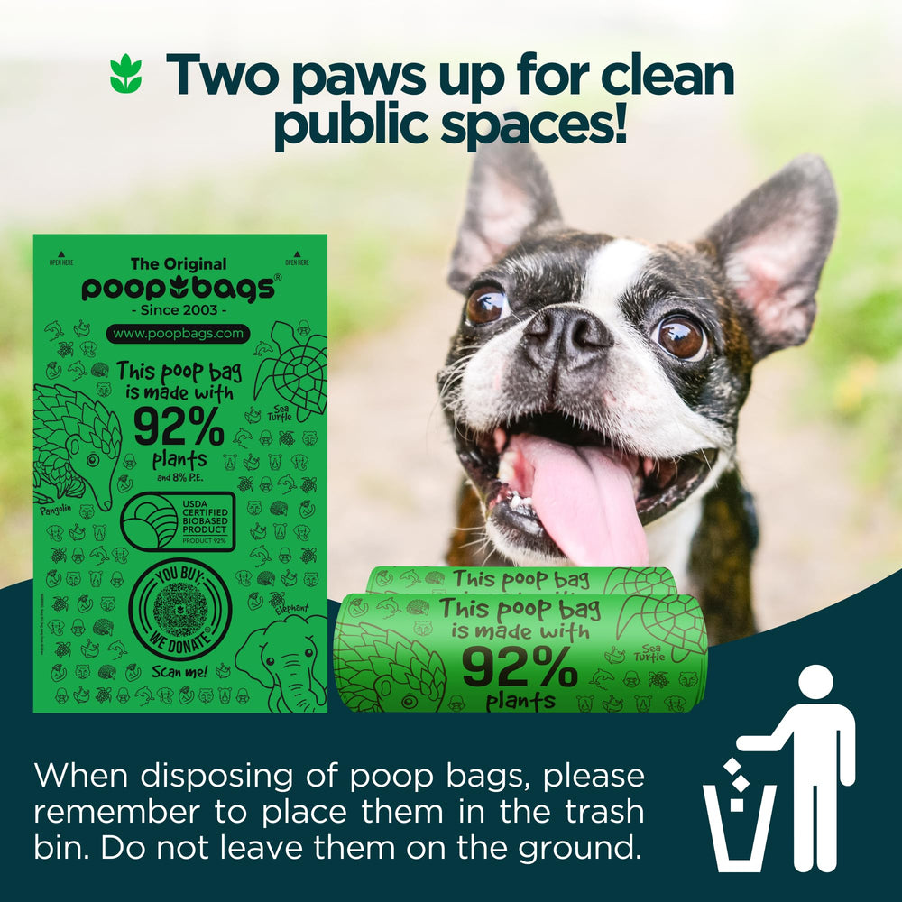 The Original Poop Bags leak-proof bags provide strong seals during messy cleanups.