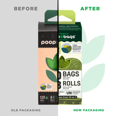 The Original Poop Bags unscented dog bags for neutral cleanup experiences.