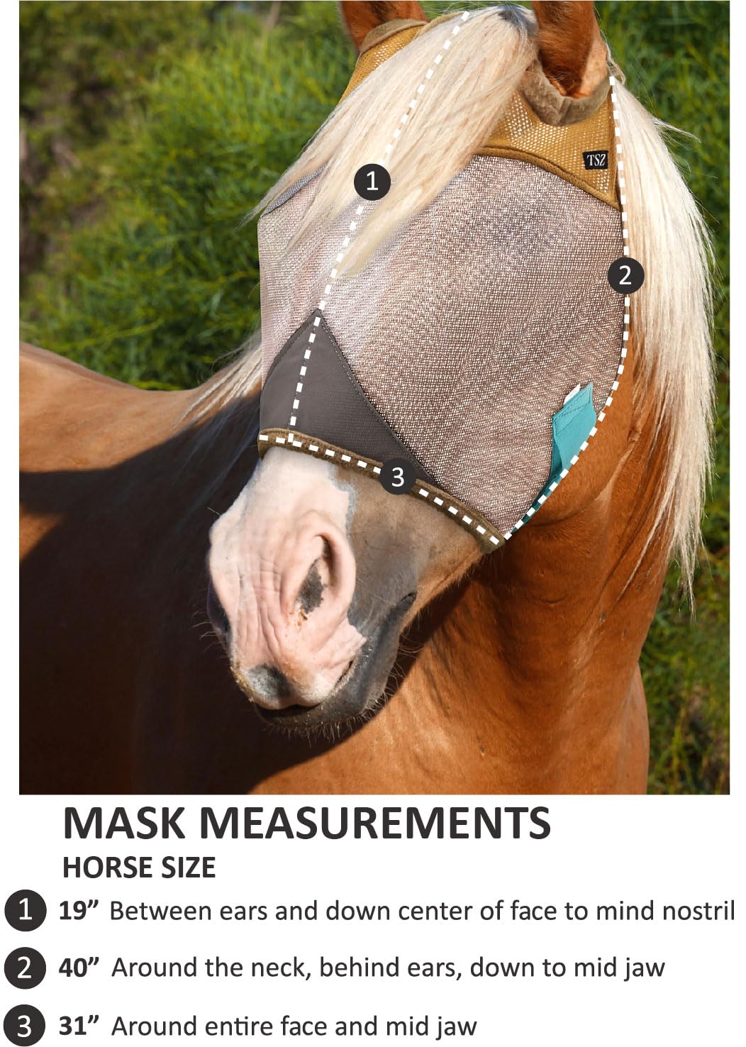 The Sunny Zebra mask includes a laundry bag to protect wash cycles.