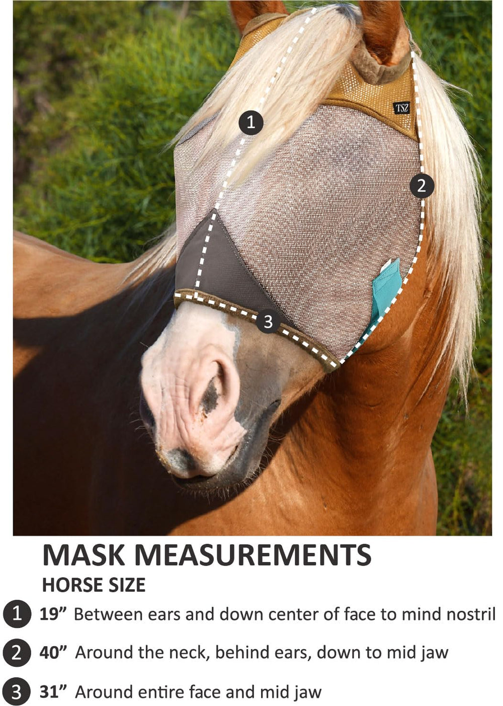 The Sunny Zebra mask includes a laundry bag to protect wash cycles.