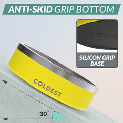 The Coldest Water Colddog bowl anti-rust metal finish for long-lasting use.