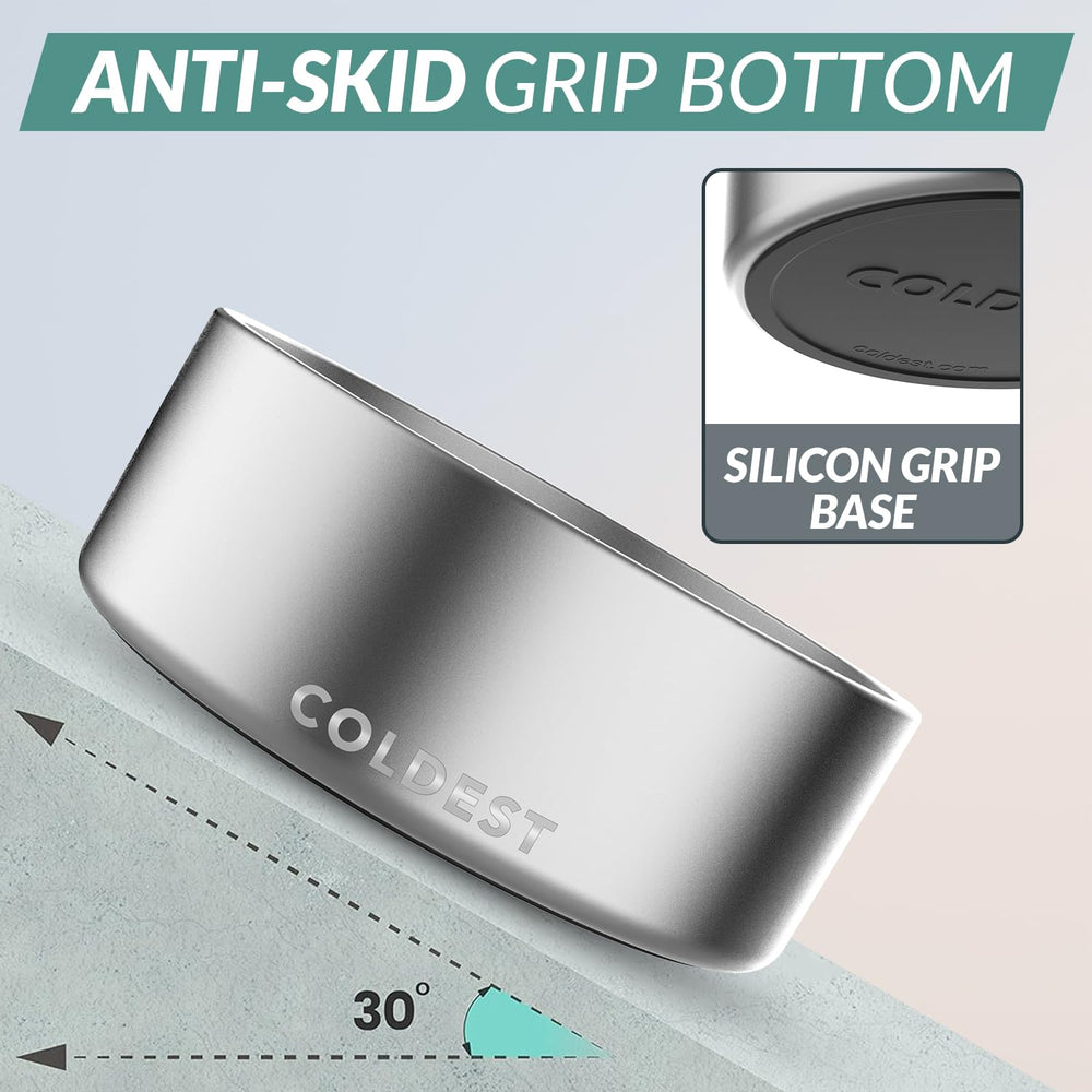 The Coldest Water Colddog Bowl polished surface enables quick, easy cleaning after meals.