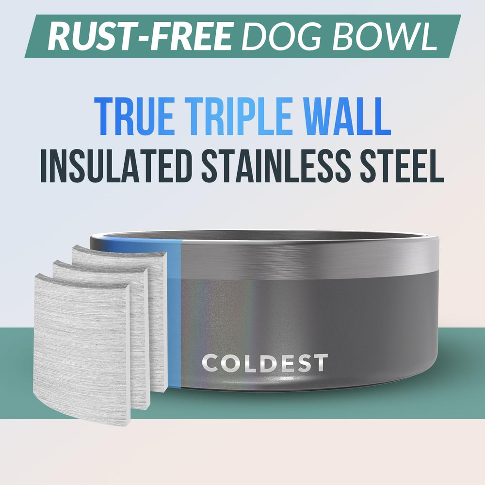 The Coldest Water colddogbowl rust-resistant stainless durable design for daily use.