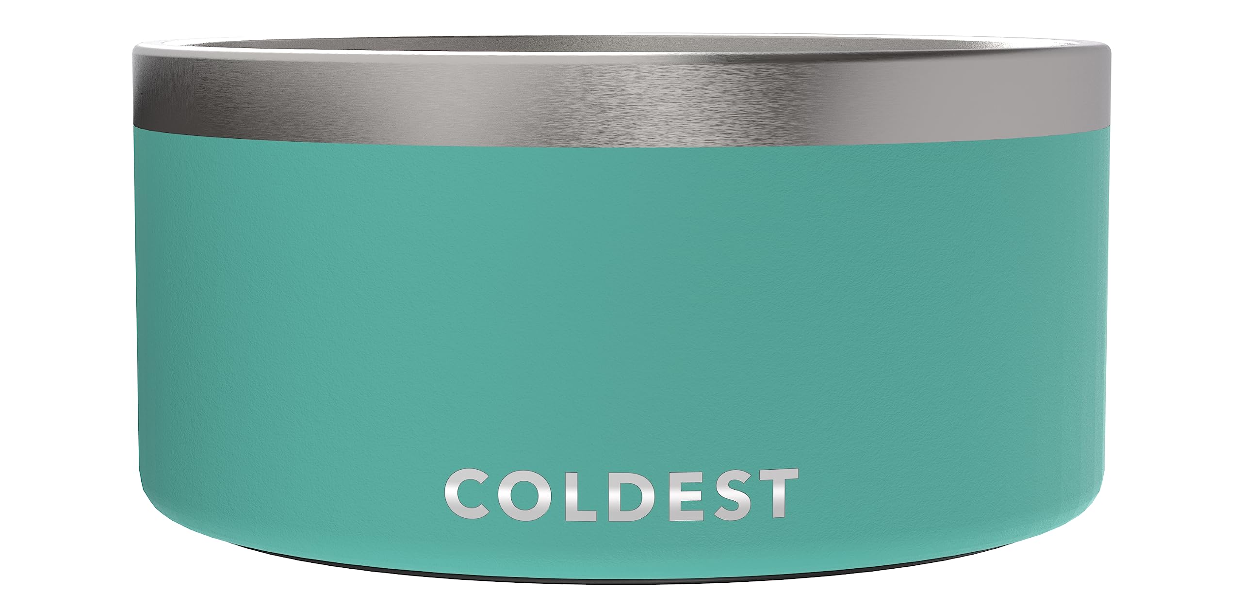 The Coldest Water colddogbowl outer shows rugged rust-resistant steel for lasting use.