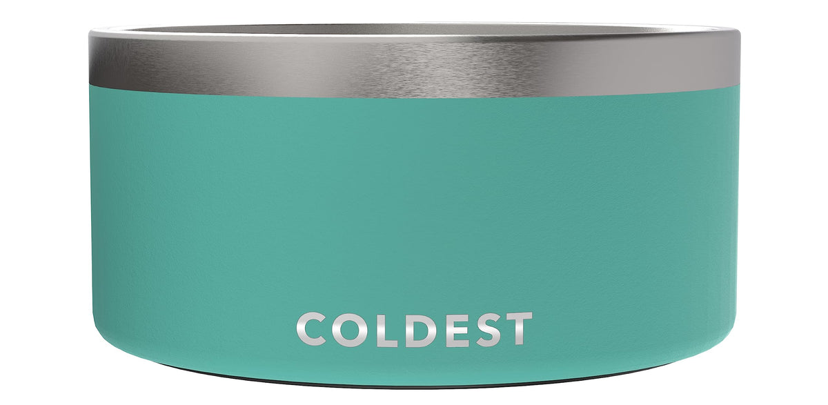 The Coldest Water colddogbowl outer shows rugged rust-resistant steel for lasting use.