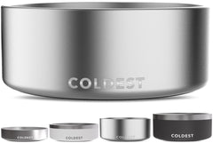 The Coldest Water Colddog Bowl triple-wall insulation close-up highlights durability for active pets.