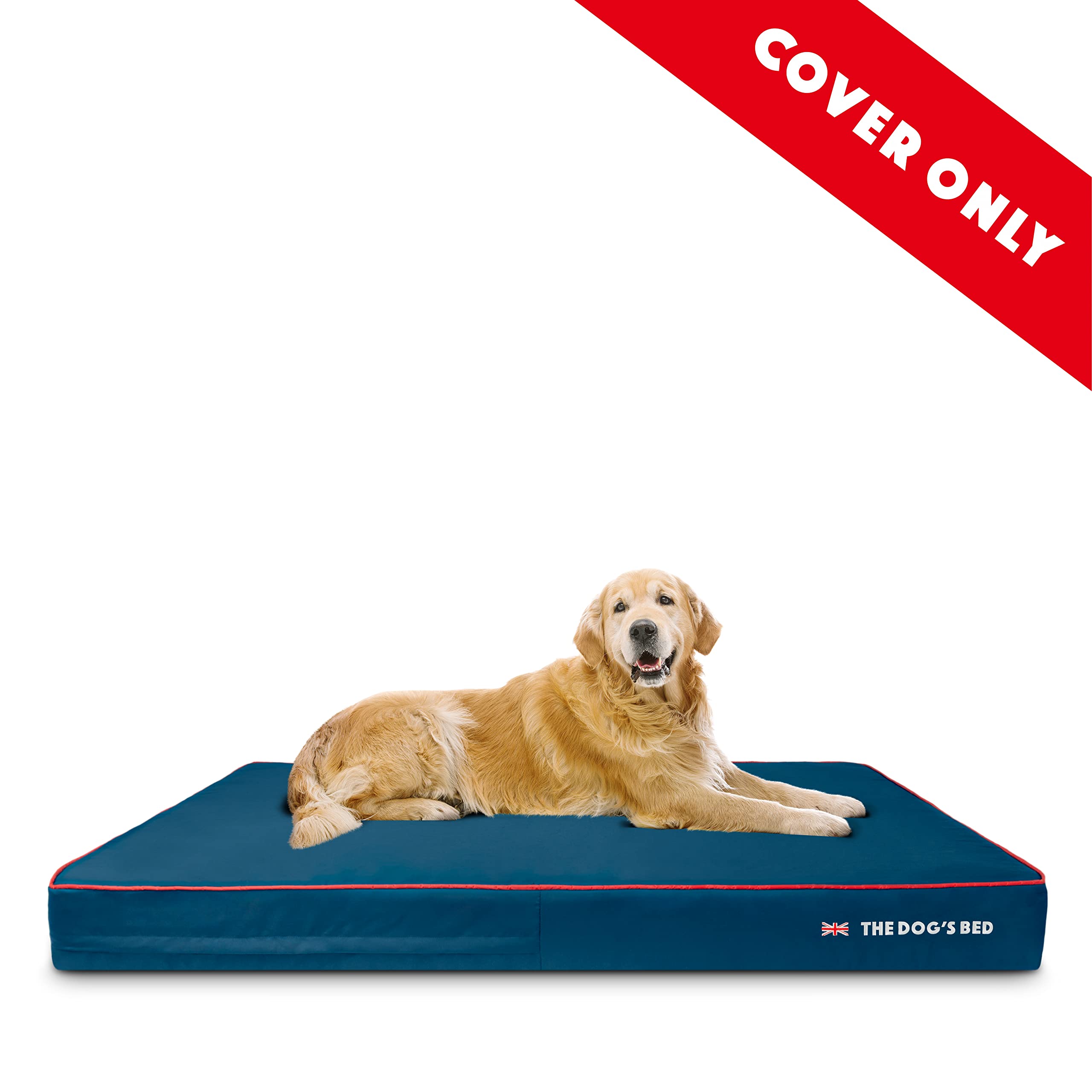The Dog's Beds replacement zipper detail supports easy on/off and quick cleaning.