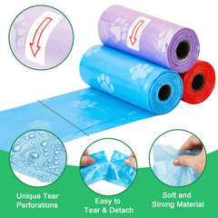 Thenshop PE plastic dog waste bags are durable for outdoor adventures.