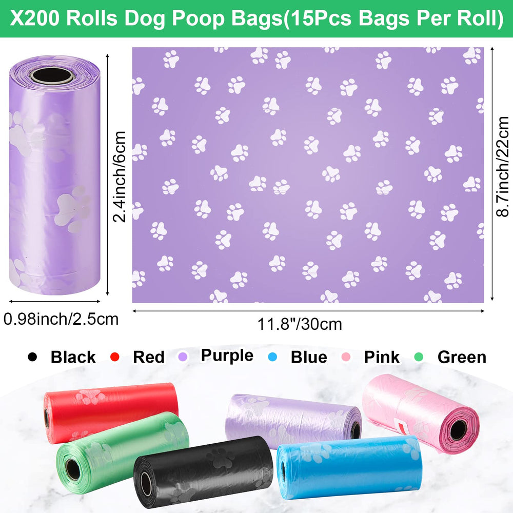 Thenshop 22x30cm poop bags provide ample space for pet waste on walks.