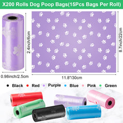 Thenshop 22x30cm poop bags provide ample space for pet waste on walks.