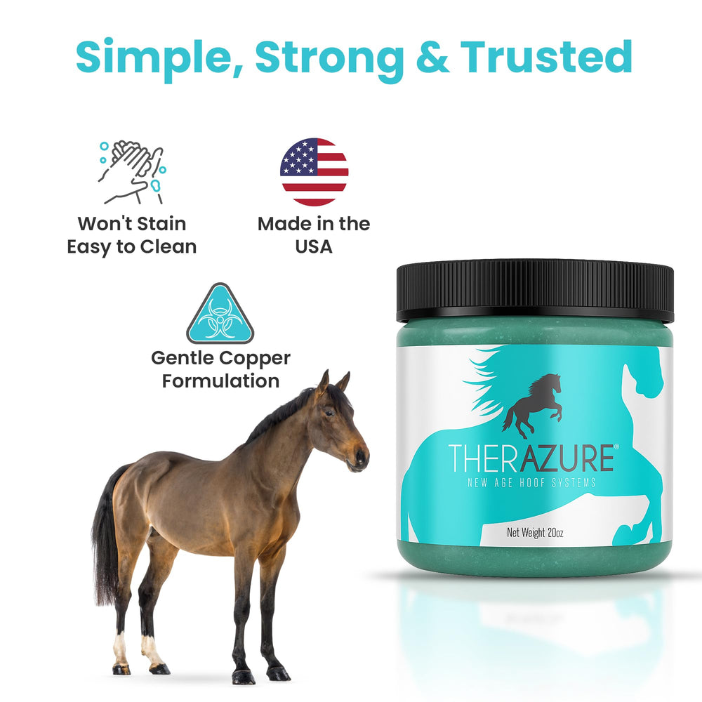 Therazure USA-made label on jar signals American-made quality