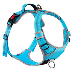 ThinkPet No-Pull Harness front clip improves leash control for training
