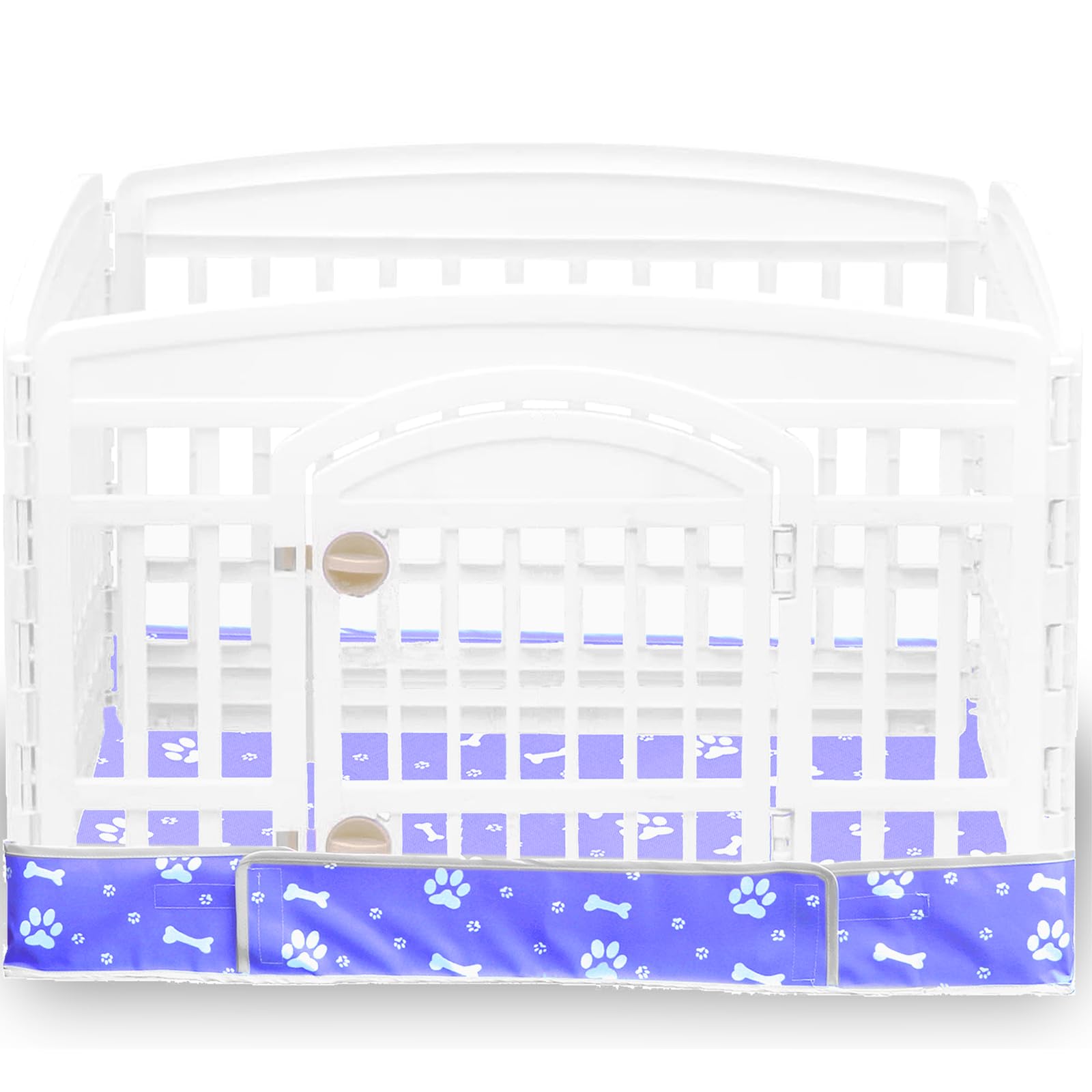 THINMUHAND dog playpen bottom pad 36-inch in-use prevents leaks and keeps floors dry.