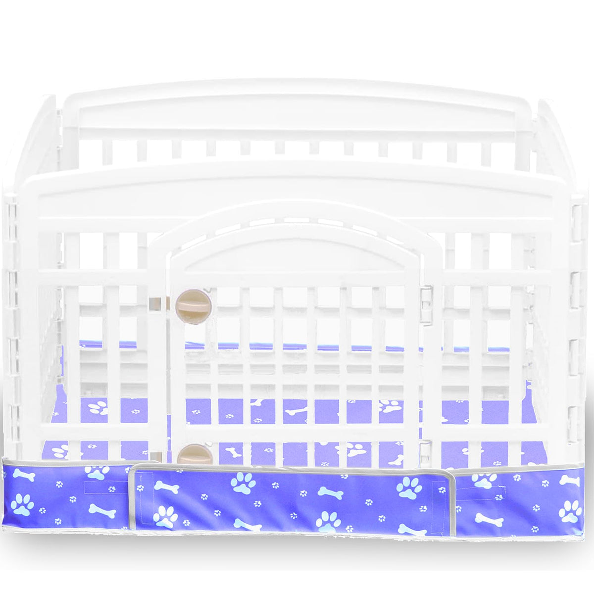 THINMUHAND dog playpen bottom pad 36-inch in-use prevents leaks and keeps floors dry.