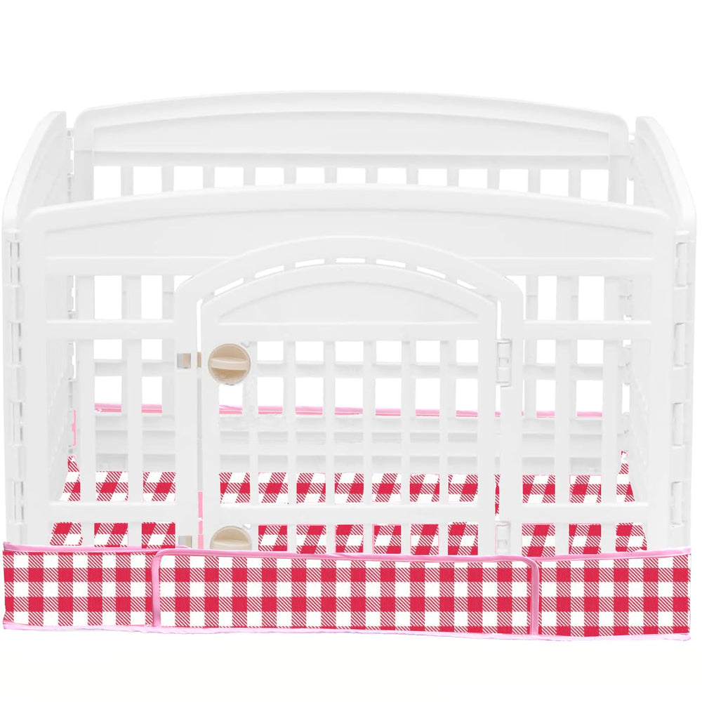 THINMUHAND dog playpen bottom pad with leak-proof 3-layer construction in use