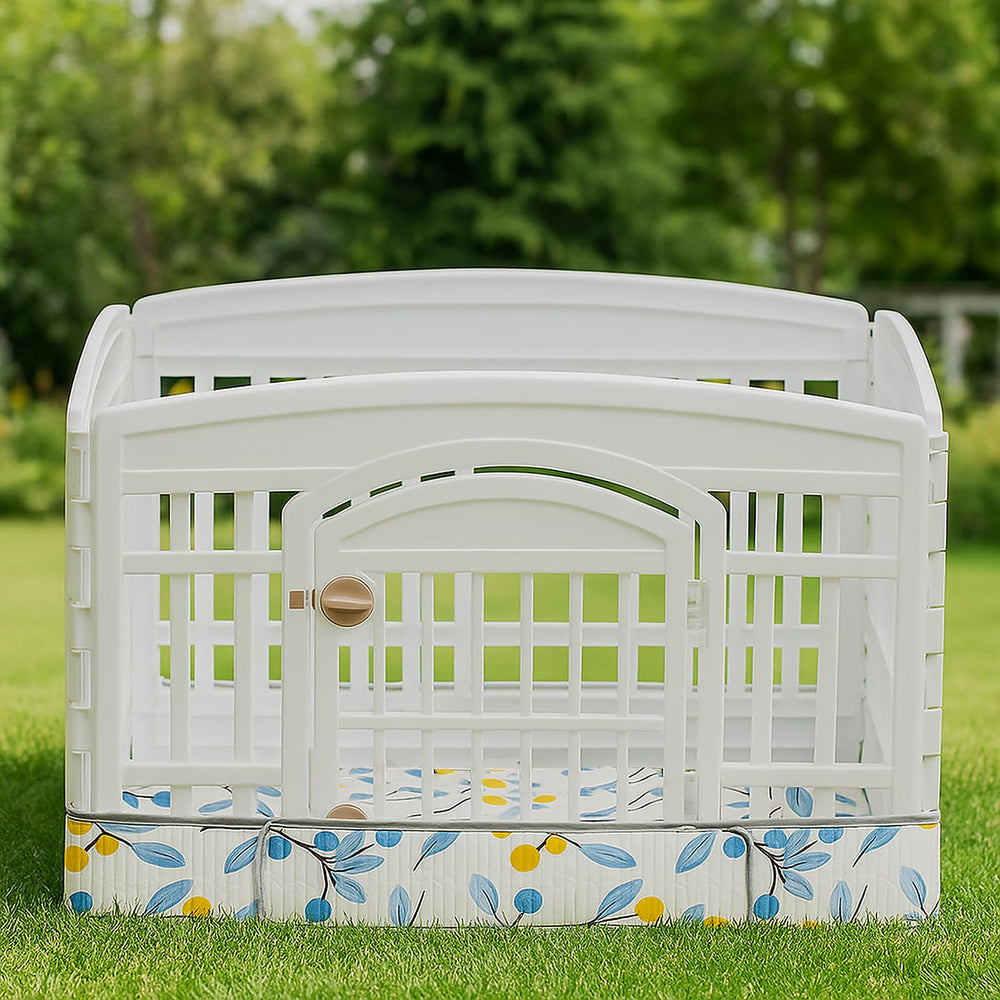THINMUHAND dog playpen bottom pad helps simplify cleanup and odor management after play.