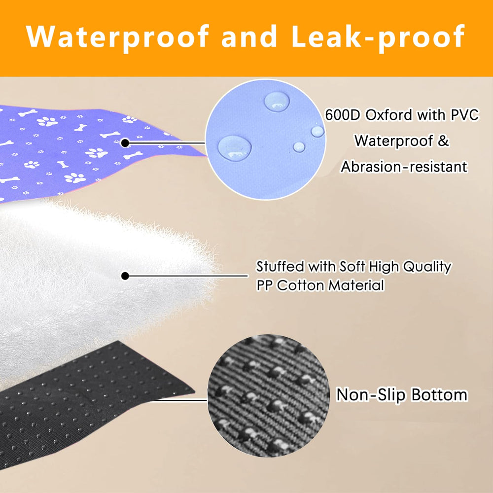 THINMUHAND non-slip bottom pad stays put on slippery floors.