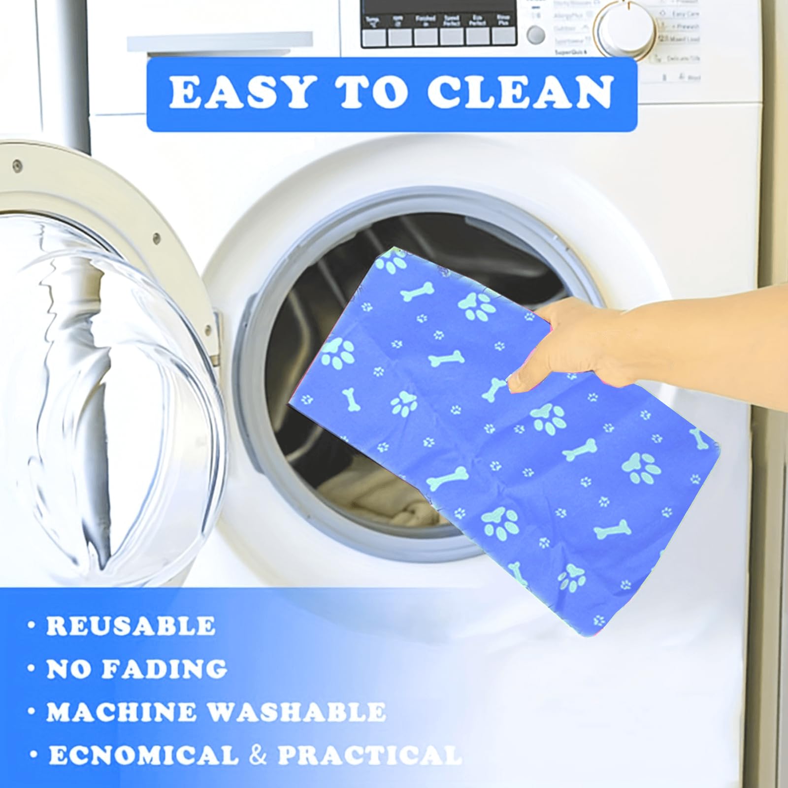 THINMUHAND washable reusable puppy pad suitable for indoor and outdoor use.