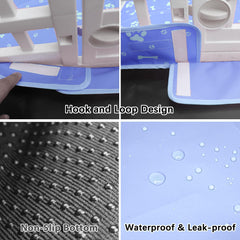 THINMUHAND waterproof 3-layer pad blocks urine and odors for indoor use.