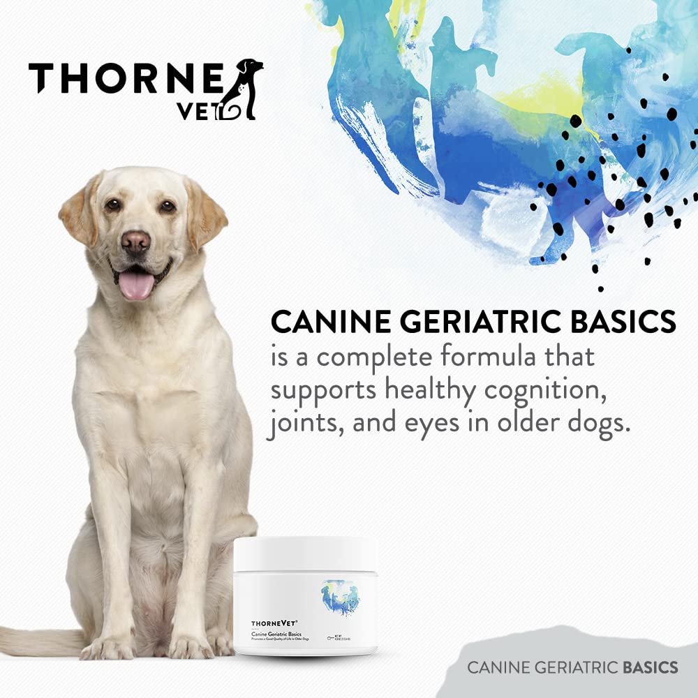 ThorneVET Canine Geriatric Basics scoop for easy daily dosing