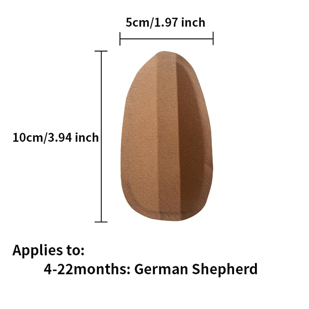 THOUDONER dog ear stand side view illustrating adjustable spacing for different head widths