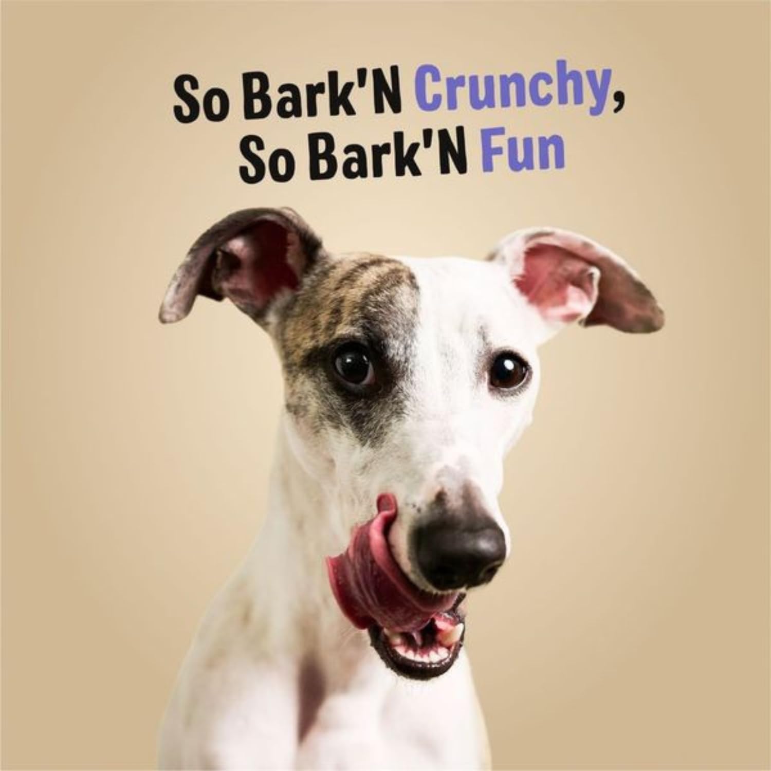 Three Dog Bakery Bark’N Crunch Chicken Chips air-dried process highlights natural flavor with no artificial colors.