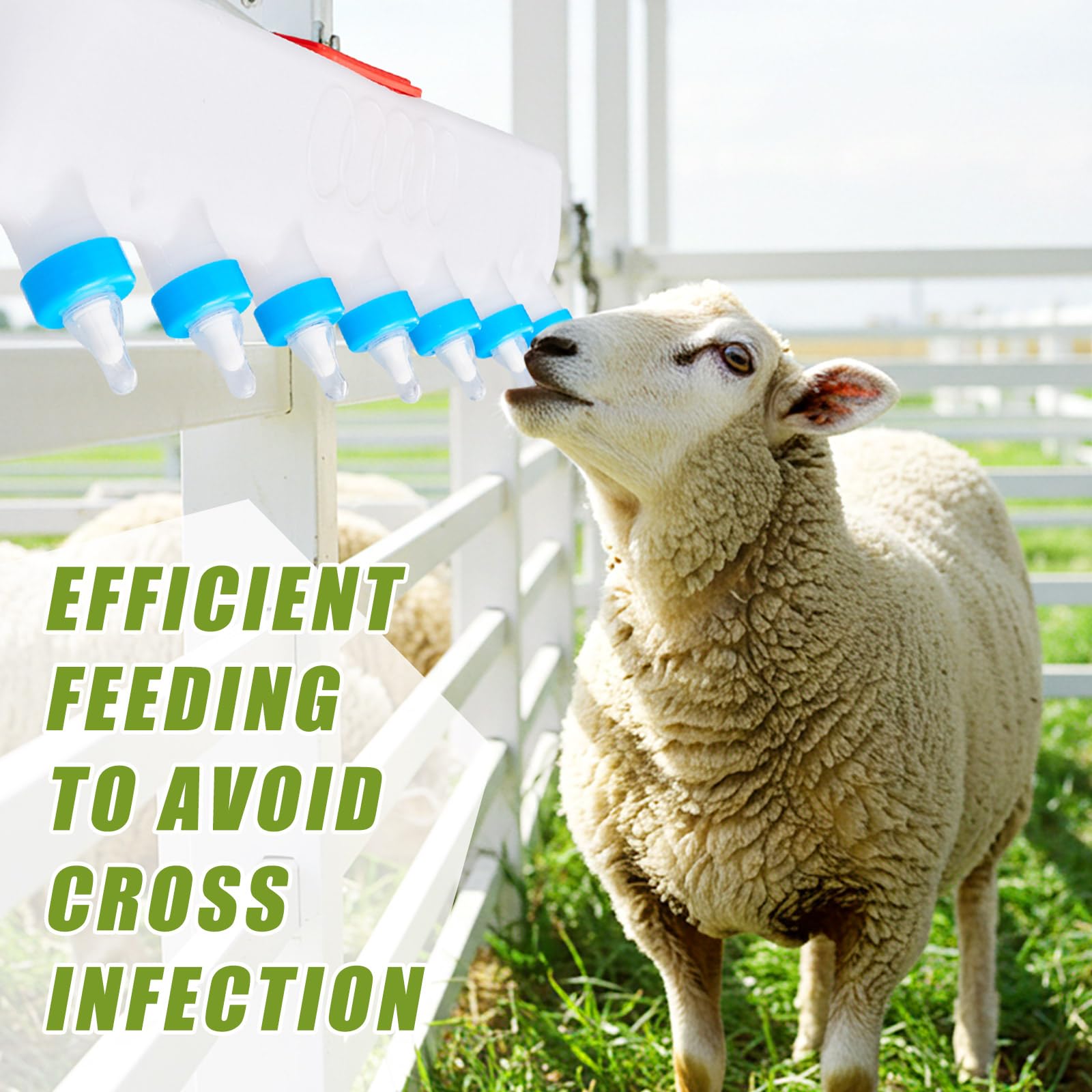 Threlaco 10L capacity milk feeder emphasizes large-volume farm use.