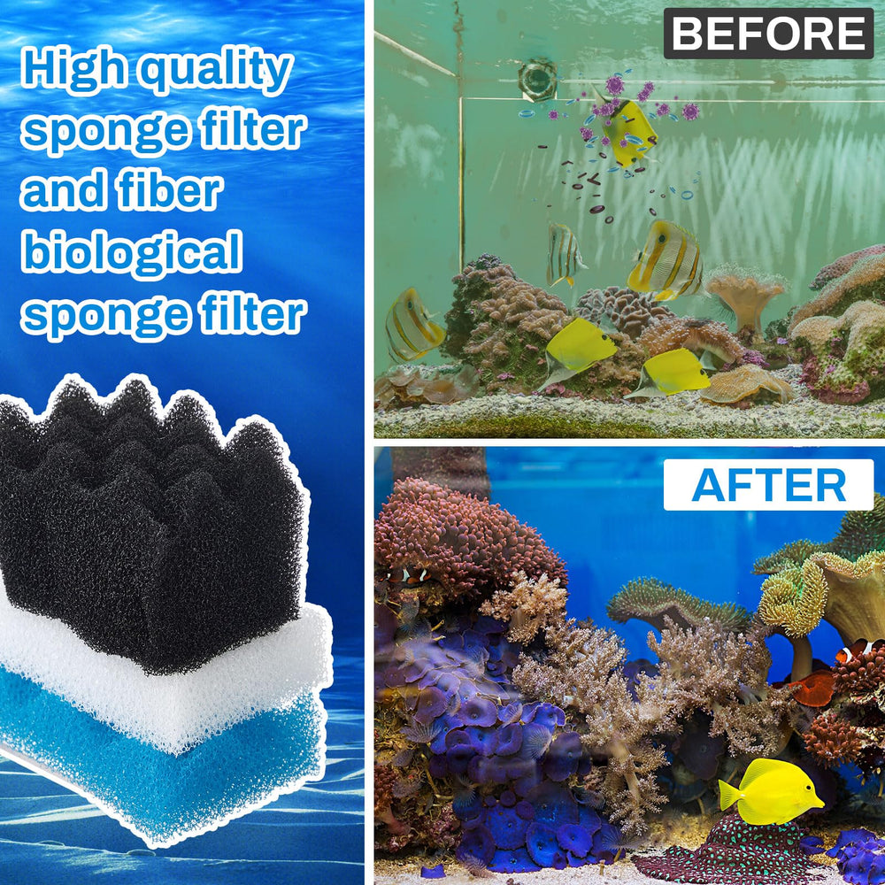 Threlaco Bio Sponge Black highlights durable media for mixed aquatic setups