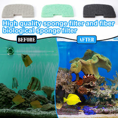 Threlaco biological sponge plus enhances mechanical and biological filtration for clearer water.