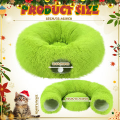 Thyle Cat Tunnel Bed soft plush lining for warm resting.