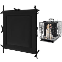 Thyle dog crate divider panel front view shows durable fabric for puppy training