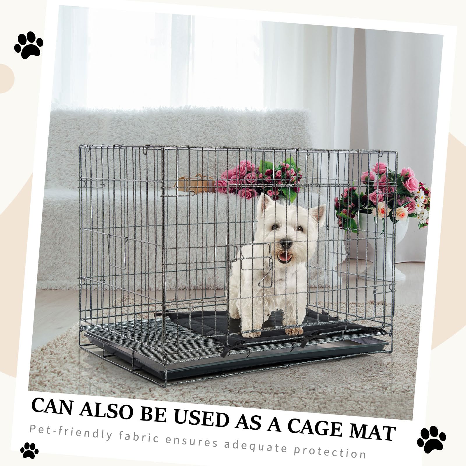Thyle dog crate divider panel no metal hardware safer handling