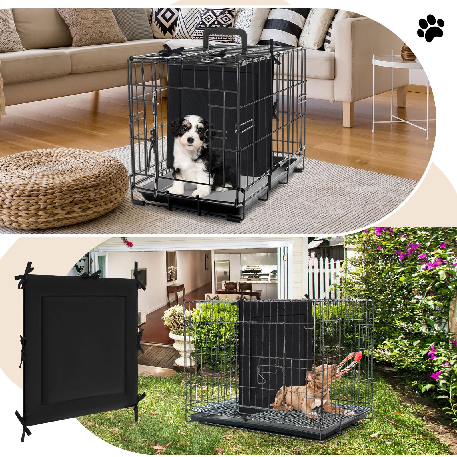 Thyle divider panel fits 36inch crates and grows with puppies