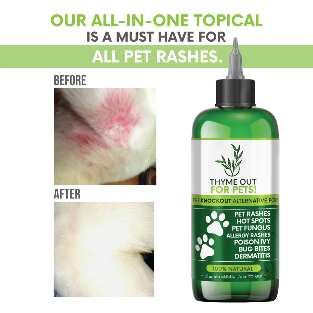 Thyme Out Pets dandruff-care spray for healthy coat
