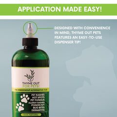 Thyme Out Pets paw-itch-relief spray targets irritated paws